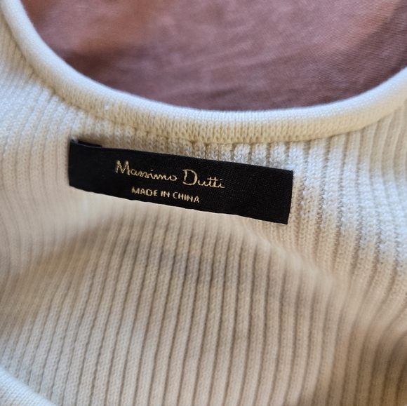 🥳HOST PICK🥳 Massimo Dutti | Contrast Knit Tank Top, Size L - Picture 4 of 7